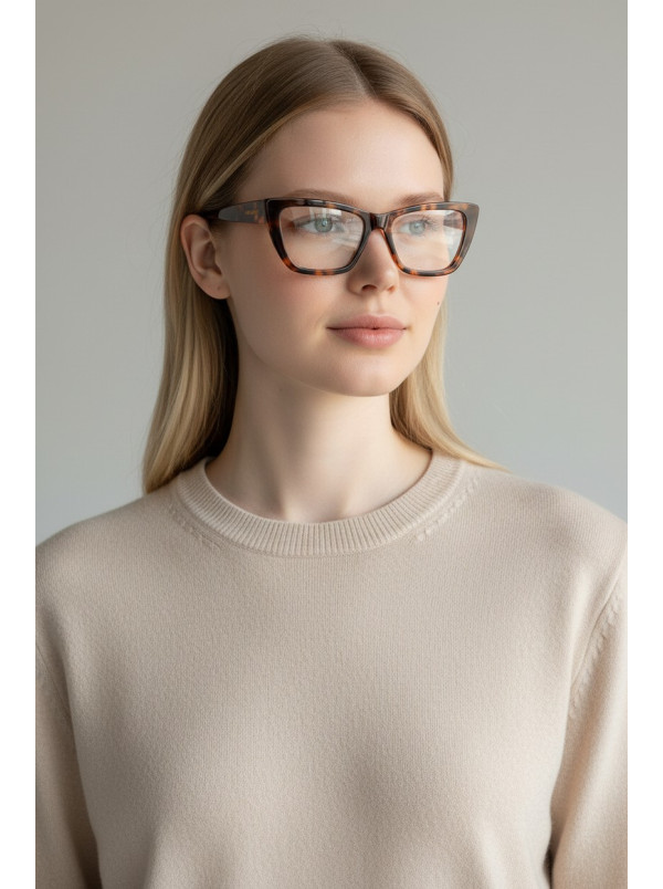 Armação de Óculos Gatinho SL276 Tartaruga